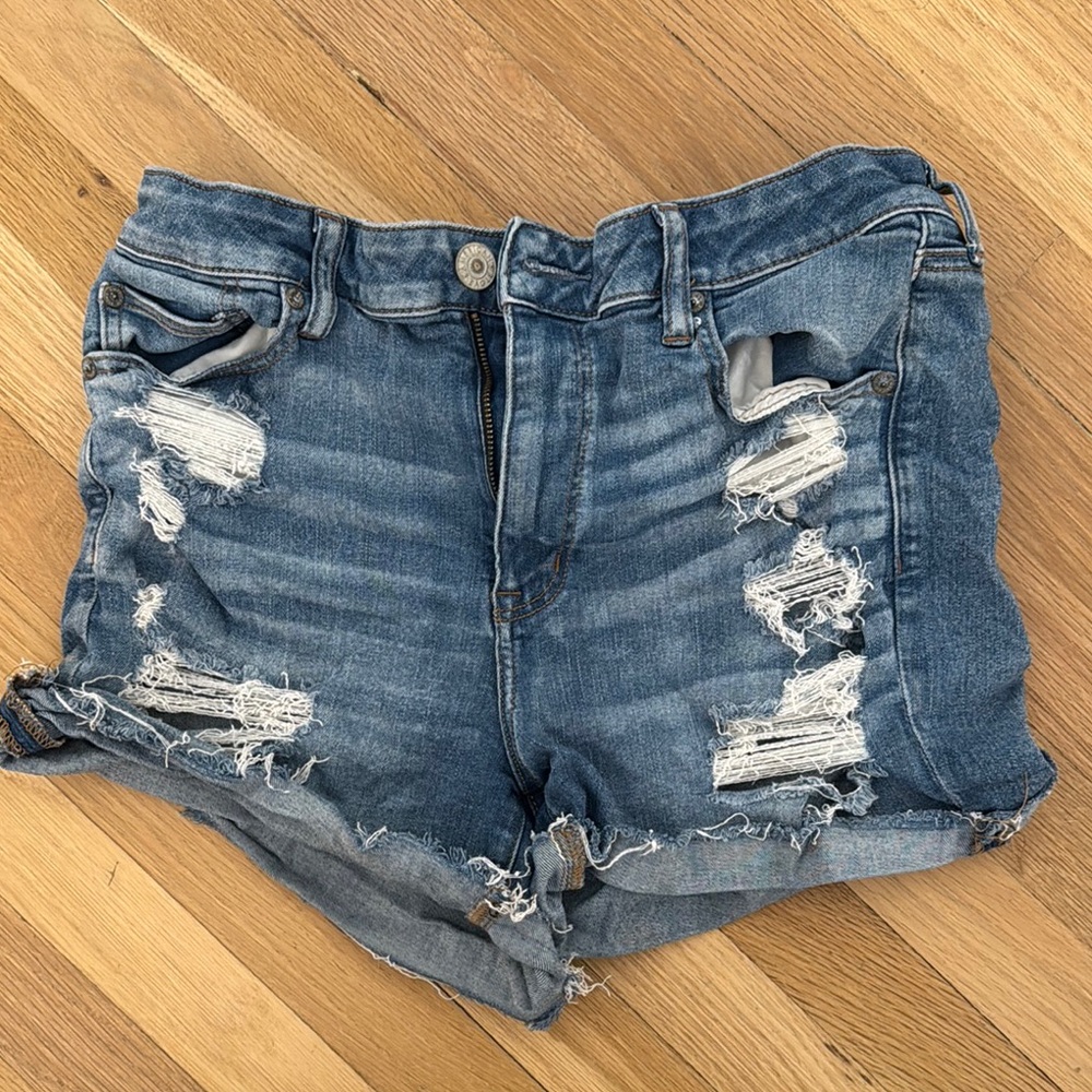 Distressed Denim Shorts for Women